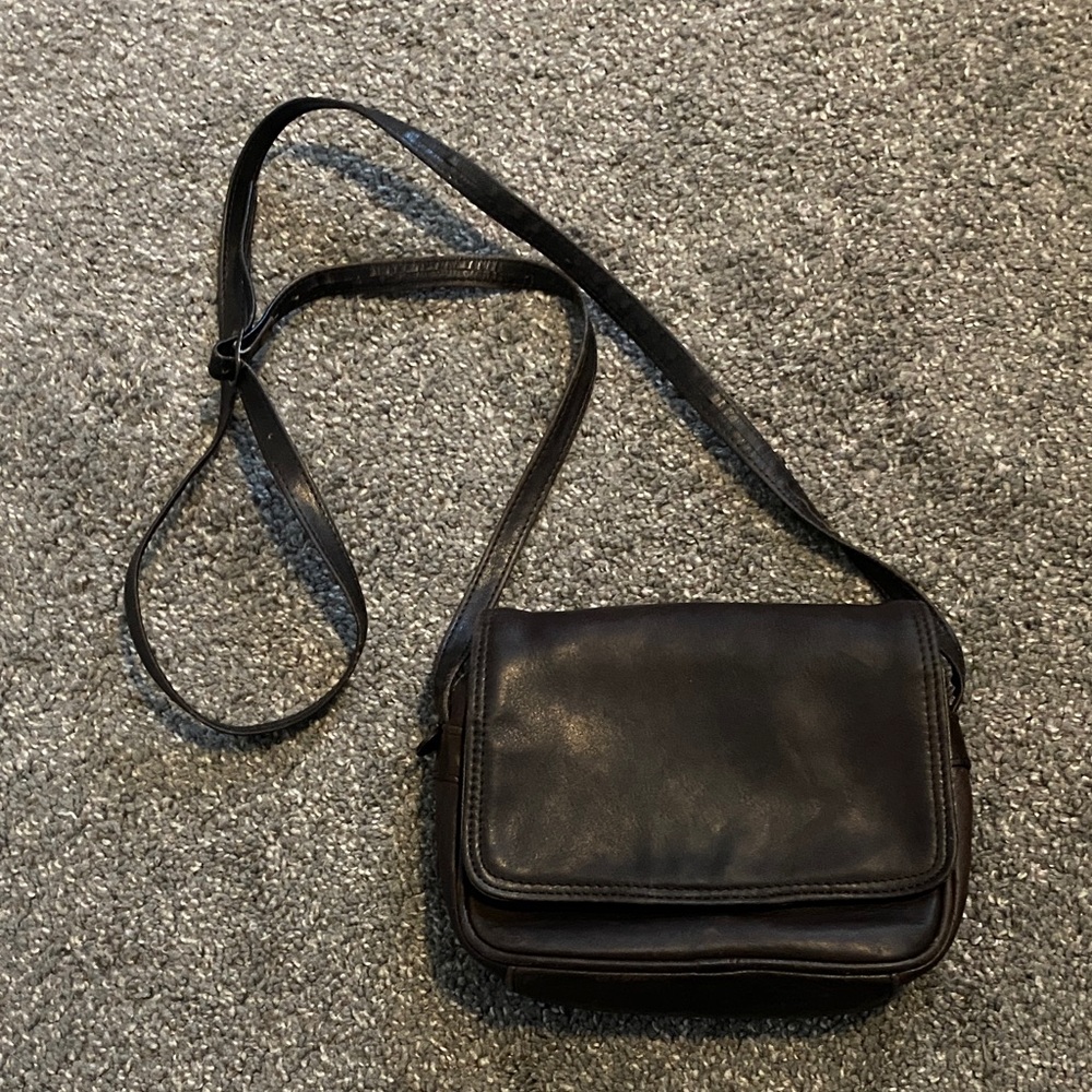 Chic Chocolate Brown Crossbody Bag